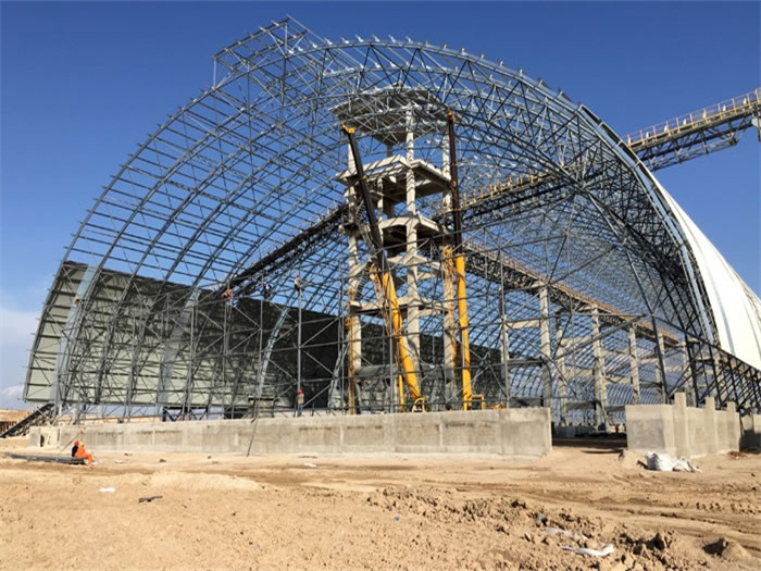 济宁煤机油桶翘工程网架